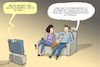 Cartoon: COP28 (small) by leopold maurer tagged weltklimakonferenz,dubai,arabische,emirate,vereinigte,klima,fossil,erdöl,erdgas,lieferungen,erneuerbare,energien,co2,öl,geld,verdienen,frieden,russland,moskau,krieg,angriffskrieg,fernseher,paar,jung,katze,leopold,maurer,cartoon,karikatur,cop28
