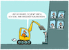 Cartoon: Von Baggern und Faxgeräten... (small) by markus-grolik tagged merz,deutschland,koalition,groko,cdu,spd,bundeskanzler,bundesregierung,koalitionsvertrag,regierung,union,csu,soeder,klingbeil,esken,faxgeraete,faxe,bagger,deutschlandtempo,verwaltung,digitalisierung