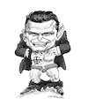 Cartoon: Pete Hegseth (small) by Ian Baker tagged pete,hegseth,tv,presenter,politician,usa,politics,scandal,secretary,of,defence,donald,trump,administration,waghington,lies,white,supremacy,ian,baker,cartoon,caricature,cartoonist,satire,parody,spoof,illustration,racism,republican