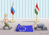 Cartoon: PUTIN BESUCHT ORBAN (small) by marian kamensky tagged kkk,monarchie,babis,strache,kurz,orban,kopftuchverbot,populismus,kazsynski,ungarn,pressefreiheit,juncker,soros,kaczinski,ibiza,putin