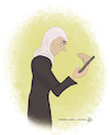 Cartoon: not your Business (small) by abdullah tagged nose insectivorous trusteeship shed obsession