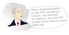 Cartoon: Vorbild Clement (small) by Jochen N tagged clement,spd,nahles,parteivorsitz,groko,scholz,merkel,fdp,superminister