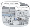 Cartoon: Berufswunsch (small) by Lo Graf von Blickensdorf tagged jobcenter,arbeitsamt,berufsberatung,arbeitsagentur,büro,arbeitslos,job,suche,lo,graf,cartoon,karikatur,schweben,gespenst,geister,ausbildung,azubi,mann,olaf,scholz,arbeitslosenquote,sozialamt,fachkräfte