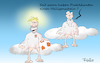 Cartoon: Jürgen Klopp Fussballgott (small) by Fish tagged fc,liverpool,jürgen,klopp,fussball,england,premier,league,footbal,coming,home,wolke,gott,heiligenschein,praktikant,bvb,fish,geisterspiele,himmel