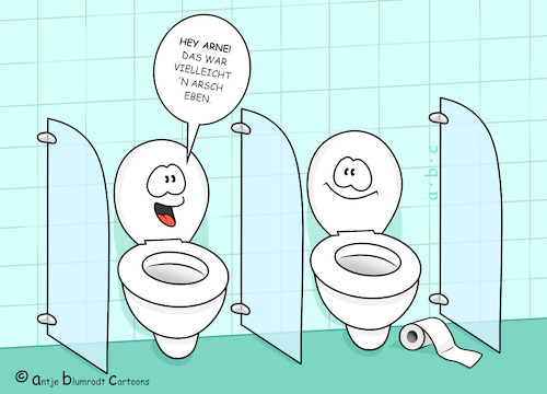 Cartoon: Klommunikation (medium) by a-b-c tagged toilette,wc,klo,latrine,thron,donnerbalken,topf,gesäß,arsch,po,urin,urinieren,toilette,wc,klo,latrine,thron,donnerbalken,topf,gesäß,arsch,po,urin,urinieren