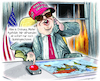Cartoon: Entschärfte Kriegsgefahr (small) by Ritter-Cartoons tagged nahostkonflikt,trump,krieg