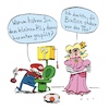 Cartoon: Gespült (small) by F L O tagged super,mario,klempner,toilette,wc,pömpel,spülung,pilz,prinzessin,peach,polizei,bullen,drogen,kontrolle,razzia,toad,nintendo