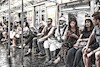 Cartoon: Passengers (small) by zu tagged passengers,metro,astronaut
