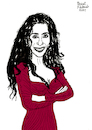 Cartoon: Timna Brauer (small) by Pascal Kirchmair tagged timna,brauer,art,arte,kunst,cuadro,quadro,bild,picture,artist,artiste,artista,künstler,illustration,ink,drawing,zeichnung,pascal,kirchmair,cartoon,caricature,karikatur,ilustracion,dibujo,desenho,disegno,ilustracao,illustrazione,illustratie,dessin,de,presse,du,jour,of,the,day,tekening,teckning,cartum,vineta,comica,vignetta,caricatura,portrait,porträt,portret,retrato,ritratto,permanent,marker,tusche,tuschezeichnung,singer,songwriter