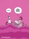 Cartoon: Die Seite (small) by Flix tagged mann,frau,bett,buch,poppen