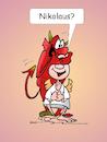 Cartoon: Nikolausüberraschung (small) by wista tagged nikolaus,weihnachtsmann,christkind,überraschung,kind,kinder,geschenke,stiefel,nuss,nüsse,advent,weihnachten,paket,päckchen,engel,teufel,gott,engelchen,teuufelchen,flügel,schlitten,rentier,hölle,himmel,erde,augen,zuhalten