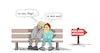 Cartoon: Angst (small) by Marcus Gottfried tagged merkel,schulz,mitglieder,mitgliederbefragungen,abstimmung,basis,koalitionsverhandlungen,koalitionsvertrag,marcus,gottfried,groko,cartoon,karikatur