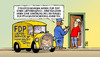 Cartoon: Lieferservice (small) by Harm Bengen tagged fdp,rösler,bahr,chef,liefern,lieferservice,versprechen,service,wahl,steuer,steuersenkung,pflege,pflegeversicherung,reform,beitrag,beiträge,brutto,netto