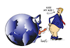 Cartoon: Kiss My Ass (small) by ismail dogan tagged trump