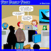 Cartoon: Budget airlines (small) by toons tagged air,travel,miles,airline,upgrade,business,class