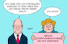 Cartoon: Altkanzler (small) by Erl tagged politik,altkanzler,scholz,freude,partei,spd,altkanzlerin,merkel,kritik,asylpolitik,ärger,cdu,karikatur,erl
