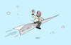 Cartoon: Höhenflug (small) by Erl tagged politik,bayern,freie,wähler,vorsitzender,hubert,aiwanger,vorwurf,schüler,flugblatt,hetzschrift,antisemitismus,behauptung,verfasser,bruder,rechtsextremismus,rechtspopulismus,entschuldigung,inszenierung,opfer,landtagswahl,umfragen,umfragewerte,anstieg,höhenflug,trotzreaktion,papierflieger,karikatur,erl