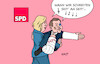 Cartoon: Wir werden das Kind schon ... (small) by Erl tagged politik,spd,parteitag,wahl,vorsitz,doppelspitze,bas,klingbeil,abstrafung,wahlniederlage,machtfülle,karikatur,erl