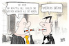Cartoon: American Dream (small) by Kostas Koufogiorgos tagged karikatur,koufogiorgos,american,dream,steuern,arm,reich,usa,gerechtigkeit