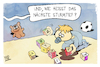 Cartoon: Orkan-Namensfindung (small) by Kostas Koufogiorgos tagged karikatur,koufogiorgos,illustration,cartoon,orlan,sturm,wetter,kind,baby,buchstaben,unwetter