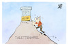 Cartoon: Toilettengipfel (small) by Kostas Koufogiorgos tagged karikatur,koufogiorgos,toilette,gipfel,defekt,sisyphos,hygiene